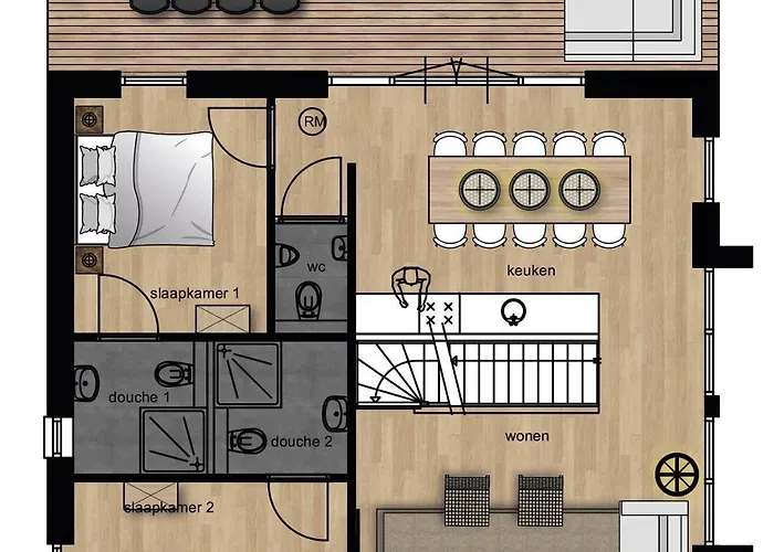 Veluwe Met Binnenzwembad & Wellness - 12 Personen - Valley