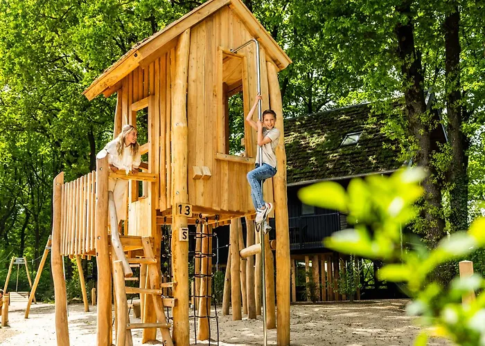 Veluwe Met Binnenzwembad & Wellness - 12 Personen - Valley 빌라 *